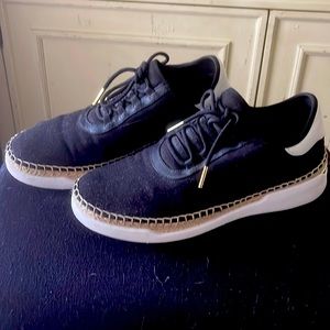 Black linen and espadrilles MK Sz 8 Kicks